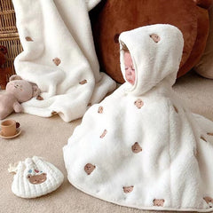 嬰兒毯（附帽子）