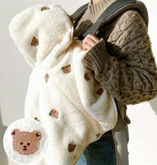 嬰兒毯（附帽子）