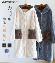 ASHE RANGEL  男女成人蓬松保暖家居服